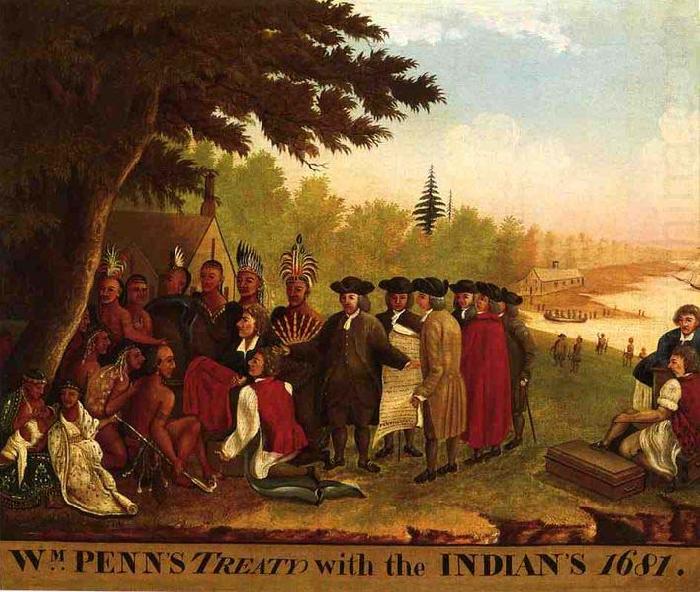 Edward Hicks Penn Treaty oil painting picture